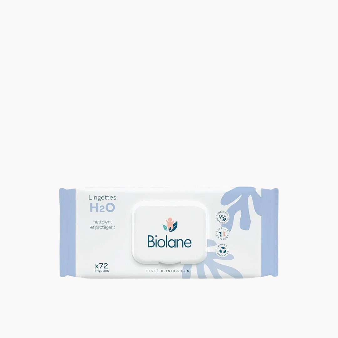 Biolane H2O Wipes 72 wipe pack