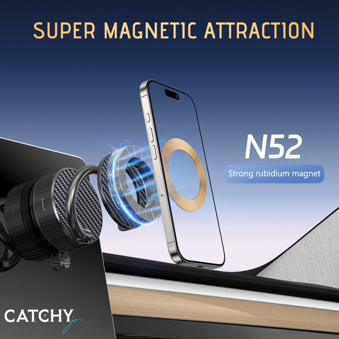 H3 Metal Magnetic 360-Degree Rotating  Car Phone Holder
