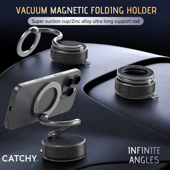 H3 Metal Magnetic 360-Degree Rotating  Car Phone Holder