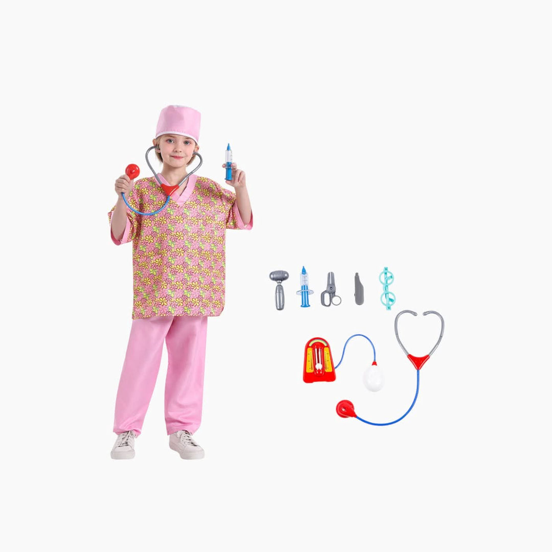 Veterinarian Nurse Costume Set for 5-7 years