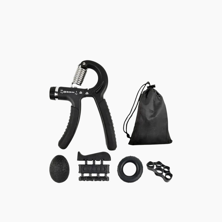 Hand grip set for enhancing hand strength