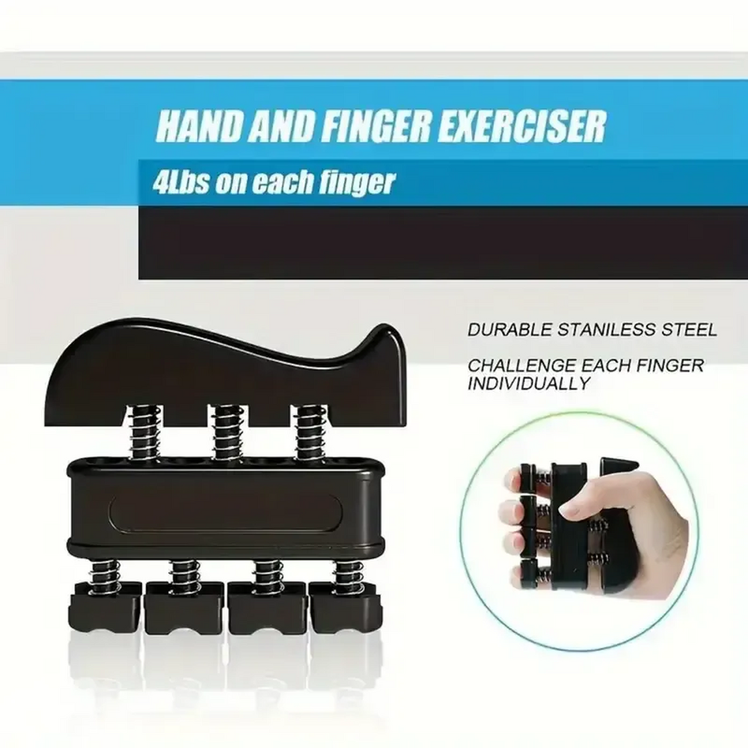 Hand grip set for hand strength enhancement