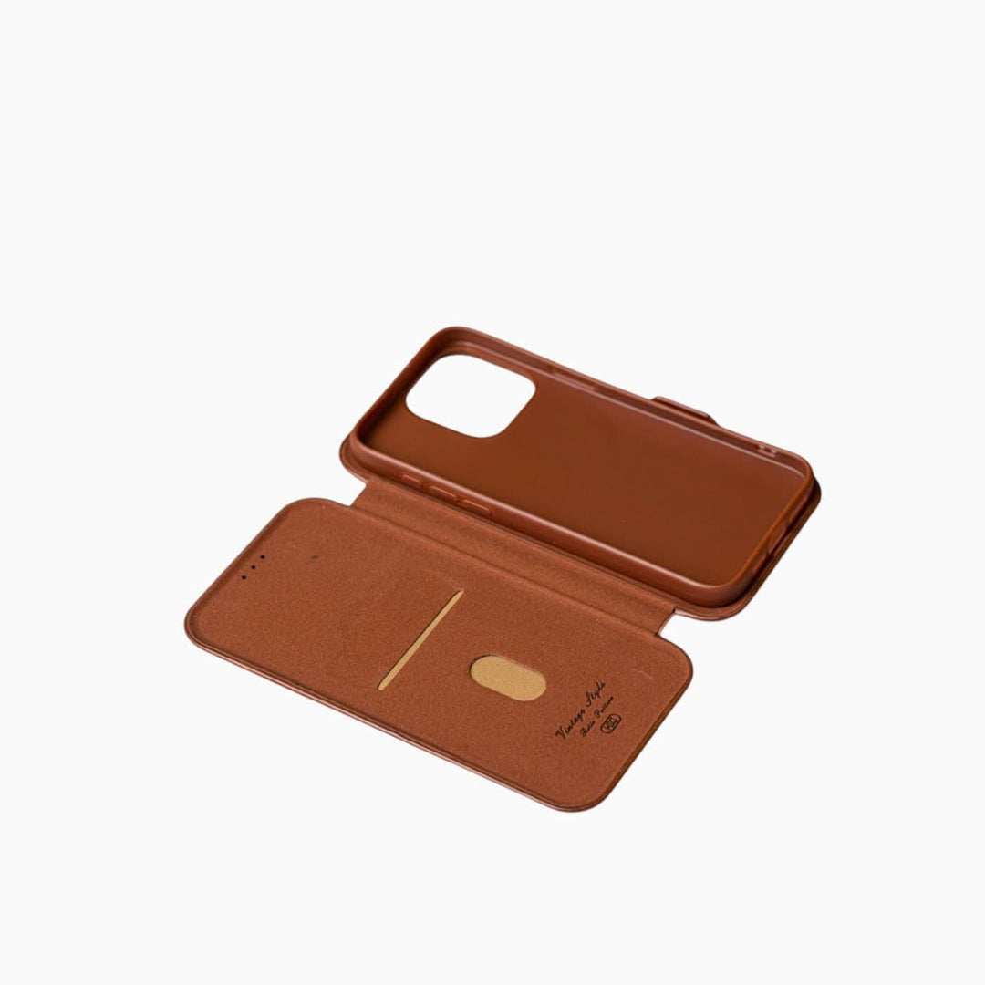 Catchy Jo iPhone Leather Flip Case