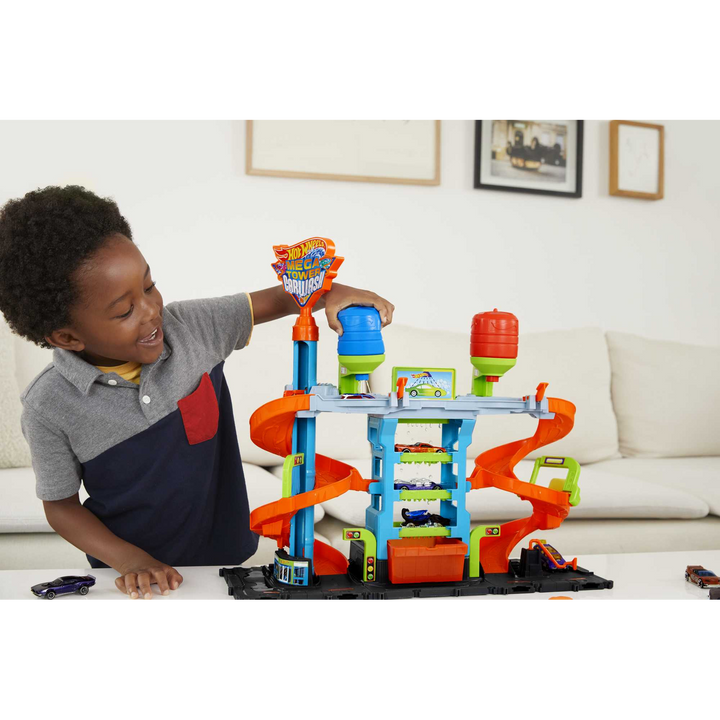 Hot Wheels HW City Mega Tower Car Wash