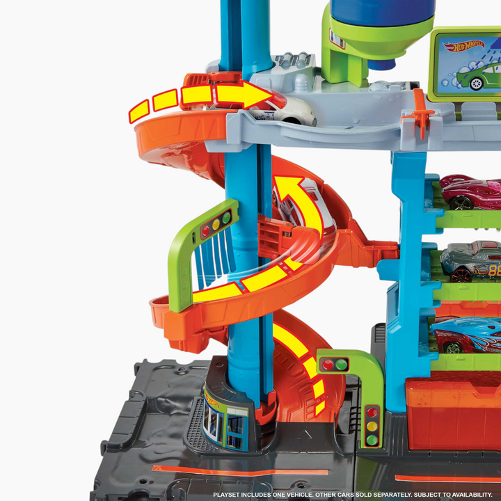 Hot Wheels HW City Mega Tower Car Wash