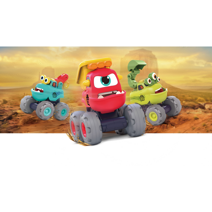 Hola Fun Monster Construction Truck Set