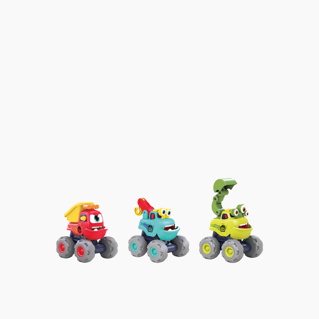 Hola Fun Monster Construction Truck Set
