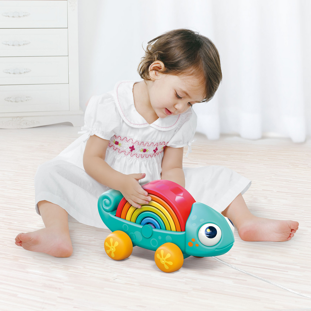 Hola Rainbow Chameleon Stacking Toy