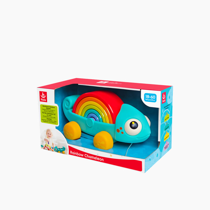 Hola Rainbow Chameleon Stacking Toy