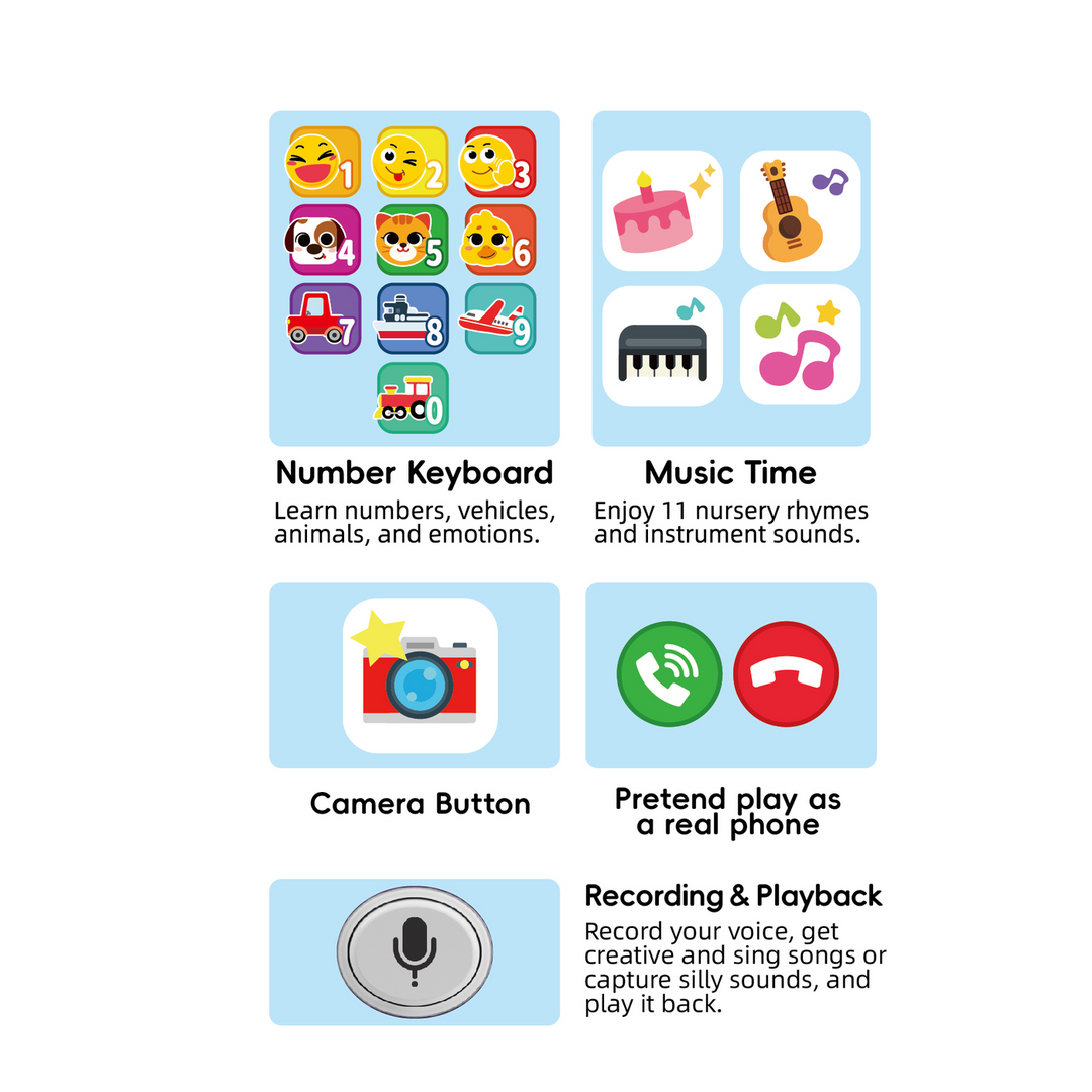 Hola Record &amp; Learn Baby Toy Phone
