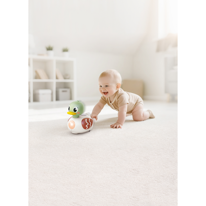 Hola Crawl Learning &amp; Soothing Duck Baby Activity Toy