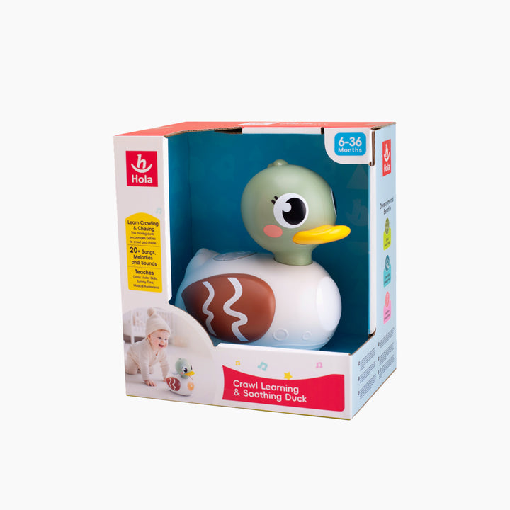 Hola Crawl Learning &amp; Soothing Duck Baby Activity Toy