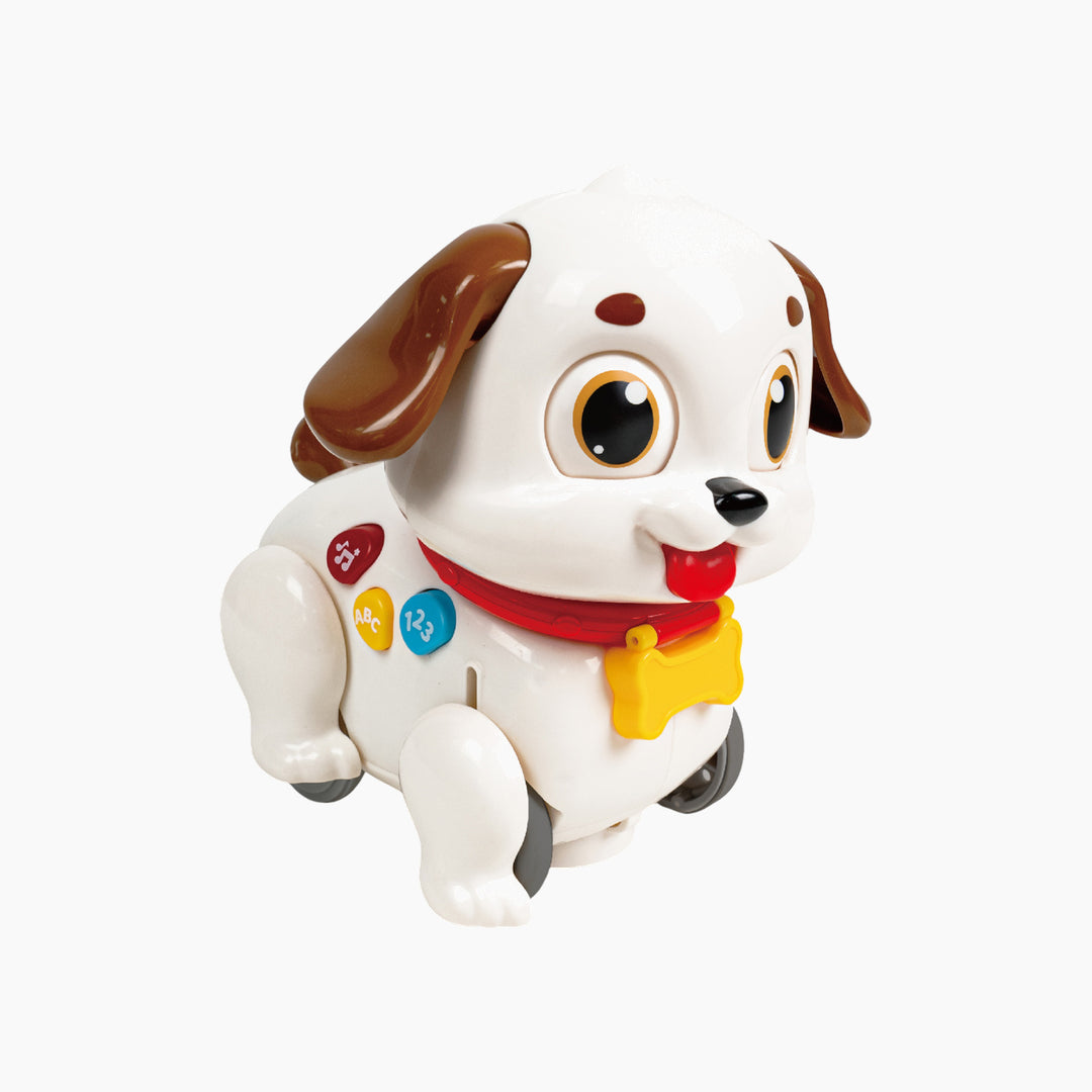 Hola Crawl &amp; Pull Along Learning Puppy Toy