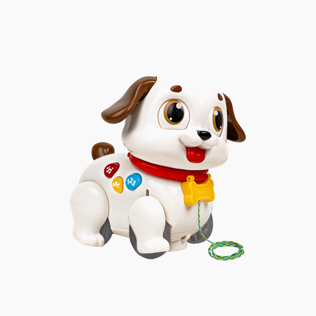 Hola Crawl &amp; Pull Along Learning Puppy Toy