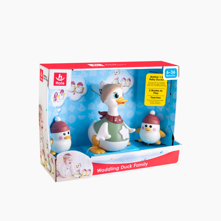 Hola Waddling Duck Family Baby Toy