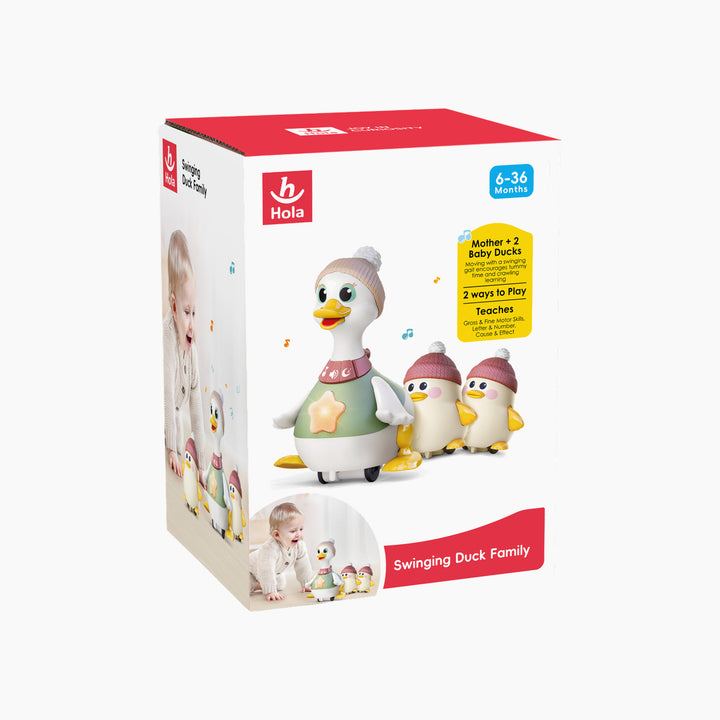 Hola Waddling Duck Family Baby Toy