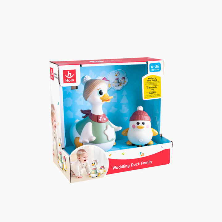 Hola Waddling Duck Family Baby Toy