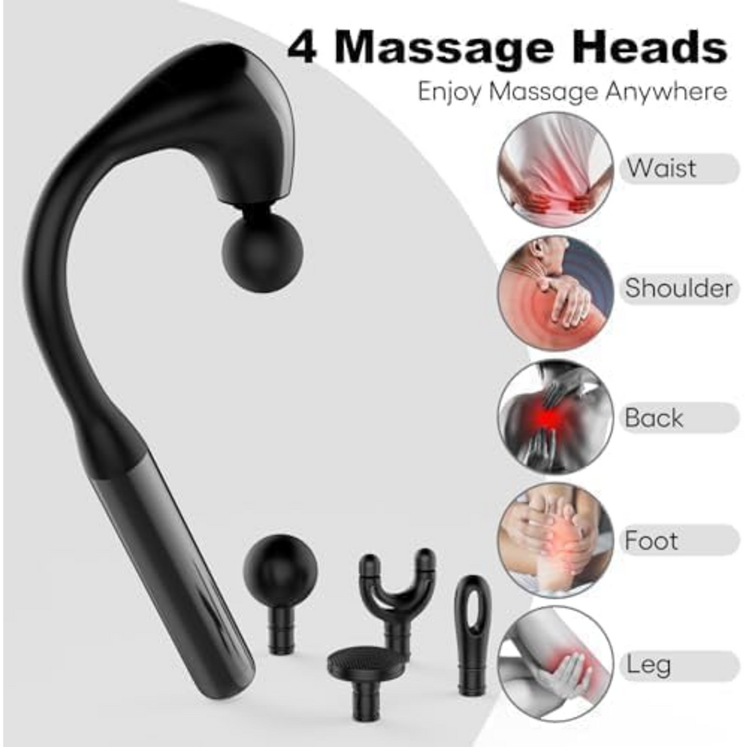 HELIMIX Massage Straightener with Back Handle