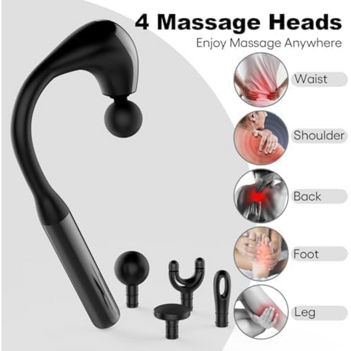 HELIMIX Massage Straightener with Back Handle
