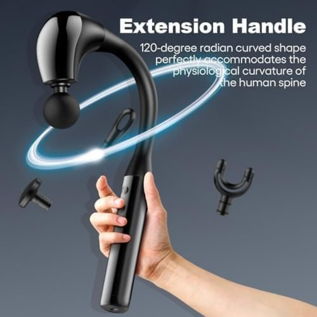 HELIMIX Massage Straightener with Back Handle