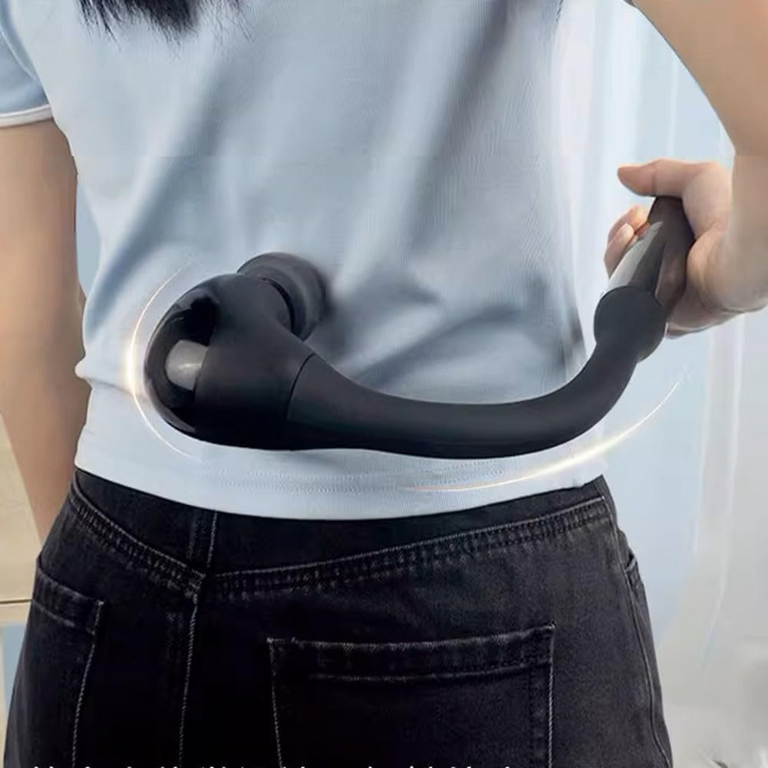HELIMIX Massage Straightener with Back Handle