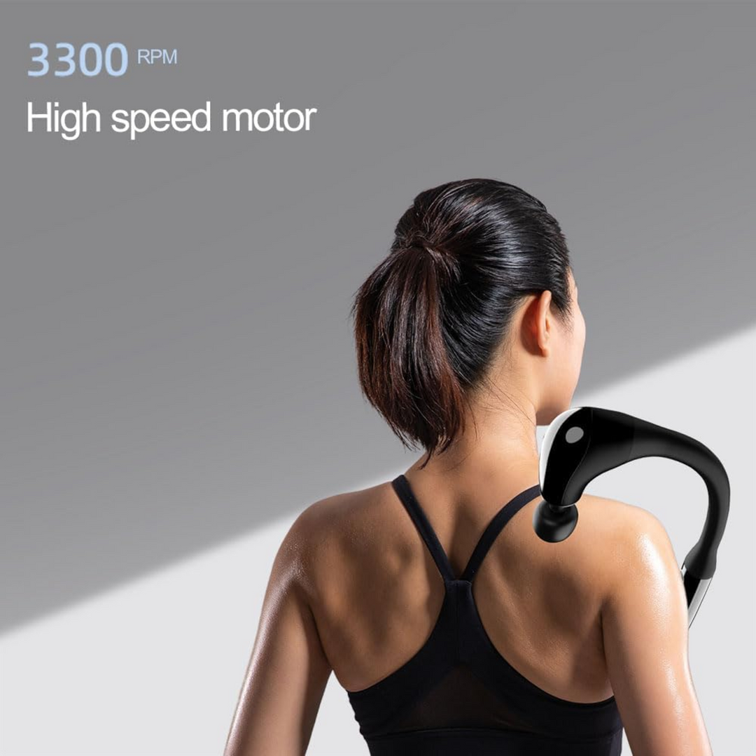 HELIMIX Massage Straightener with Back Handle