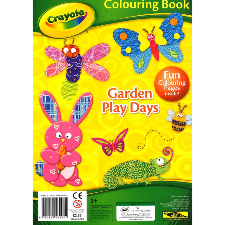 Hi 5 Crayola Colouring Book Butterfly