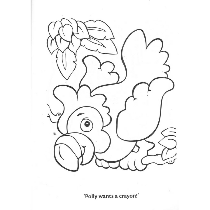 Hi 5 Crayola Colouring Book Hippo