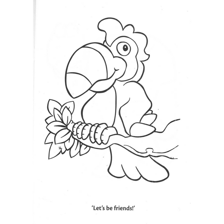 Hi 5 Crayola Colouring Book Hippo