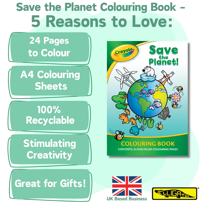 Hi 5 Crayola Save The Planet Colouring Book