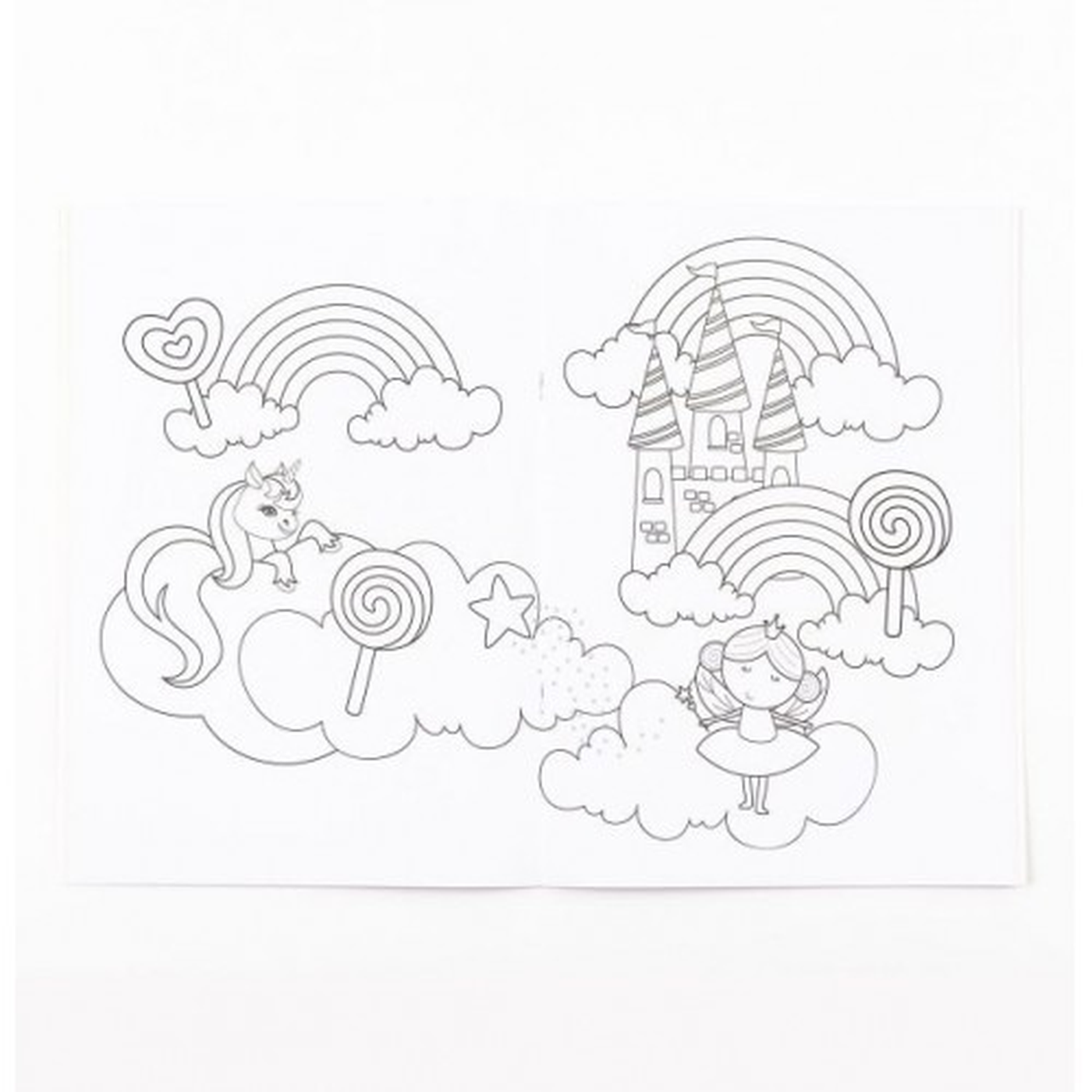 Hi 5 Unicorns Colouring Book 2 Purple Hi 5 Unicorns Colouring Book 2 Purple