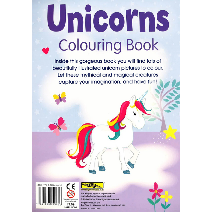 Hi 5 Unicorns Colouring Book 2 Purple