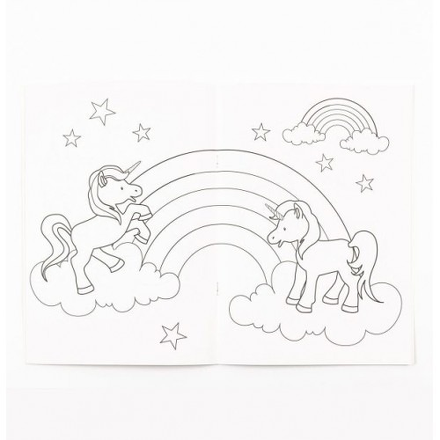 Hi 5 Unicorns Colouring Book Blue Hi 5 Unicorns Colouring Book Blue