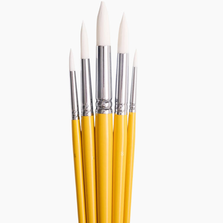 Himi 5-Pc Brush Set - 5 Liner Brushes (Yellow Edition)