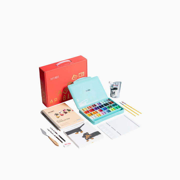 Himi Twin Cup Gouache Paint Kit (60 Pcs)