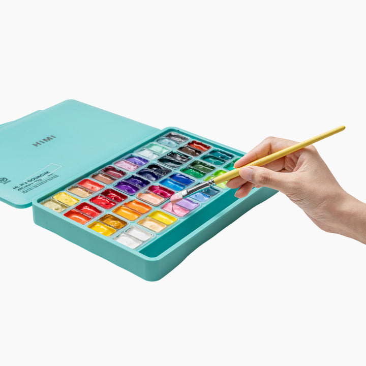 Himi Twin Cup Gouache Paint Kit (60 Pcs)