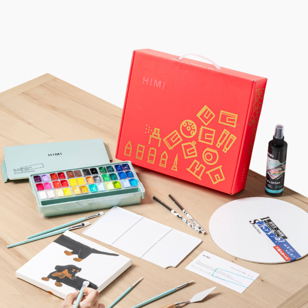Himi Twin Cup Jelly Acrylic Paint Kit (50 Pcs)