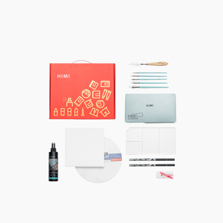 Himi Twin Cup Jelly Acrylic Paint Kit (50 Pcs)