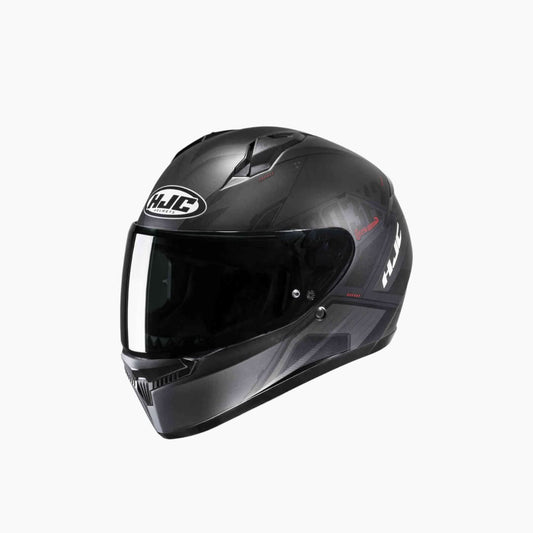 HJC Black Red C10 Inka Full Face Motorcycle Helmet