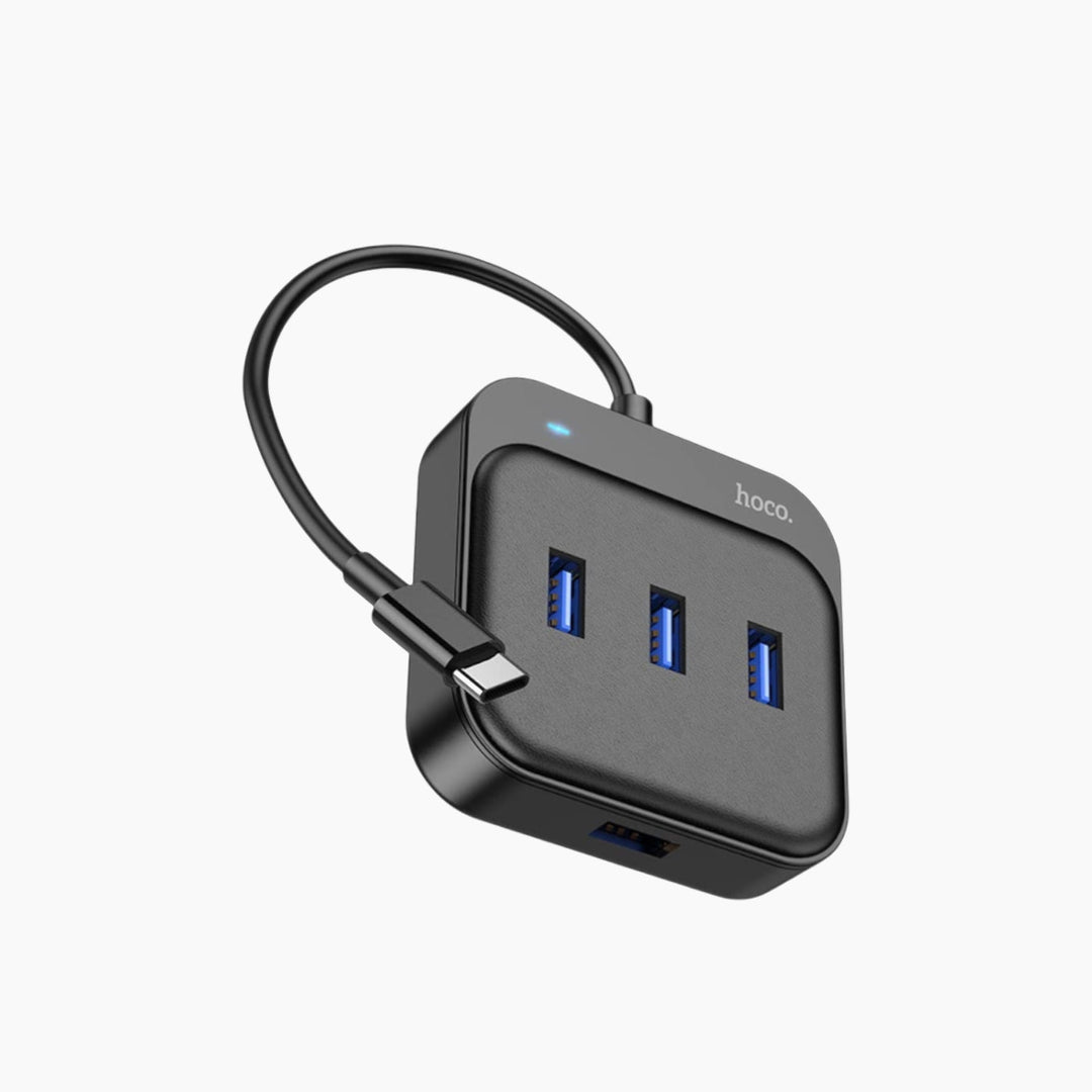 HOCO HB31 4-in-1 Type-C to four USB 3.0 ports converter