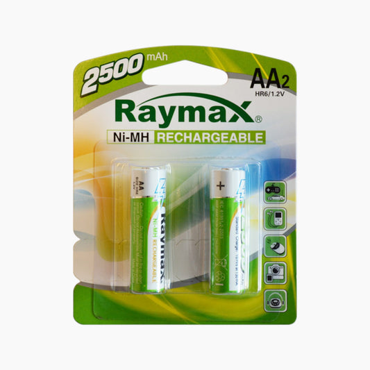 Raymax High Quality 1.2V Ni-MH Aa 2500mah Battery Charging Rechargeable Batteries