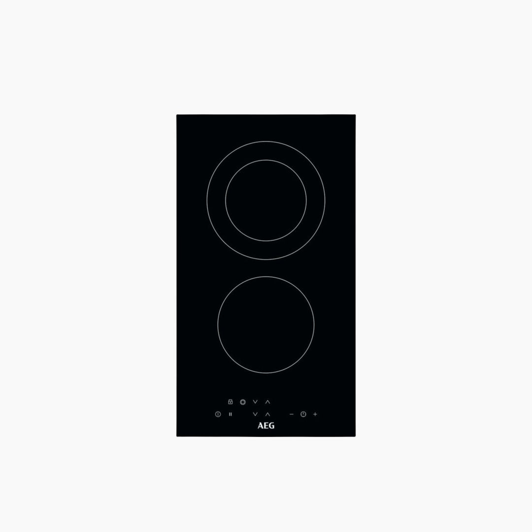 AEG Electric Hob Black Glass