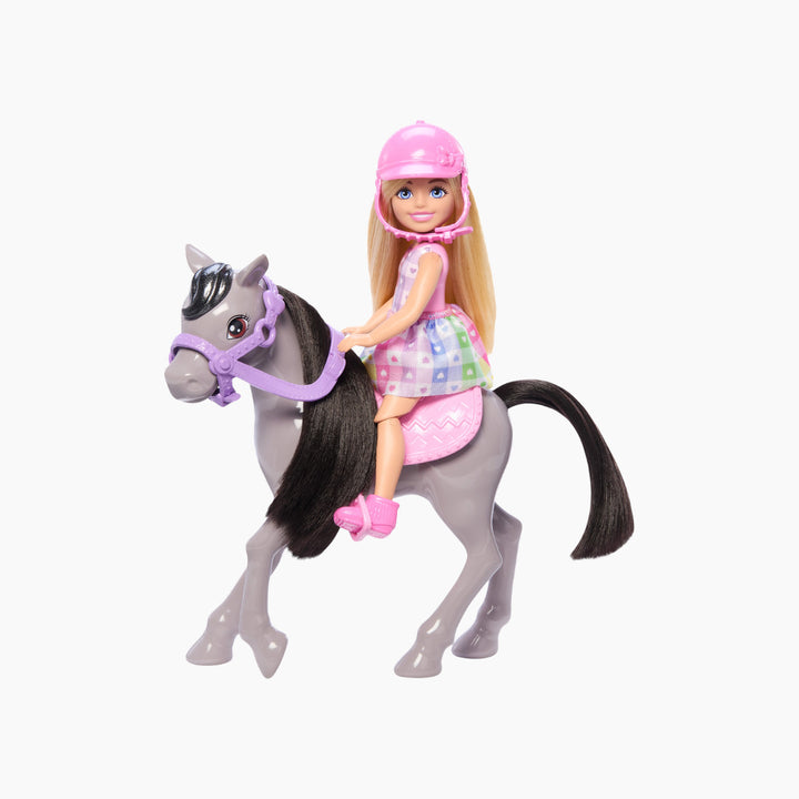 Mattel Barbie Club Chelsea &amp; Pony- Blonde
