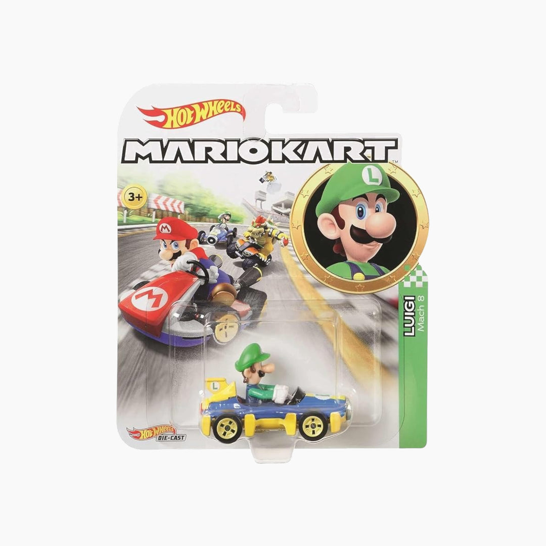 Hot Wheels Mario Kart Replica Asst 8 pcs