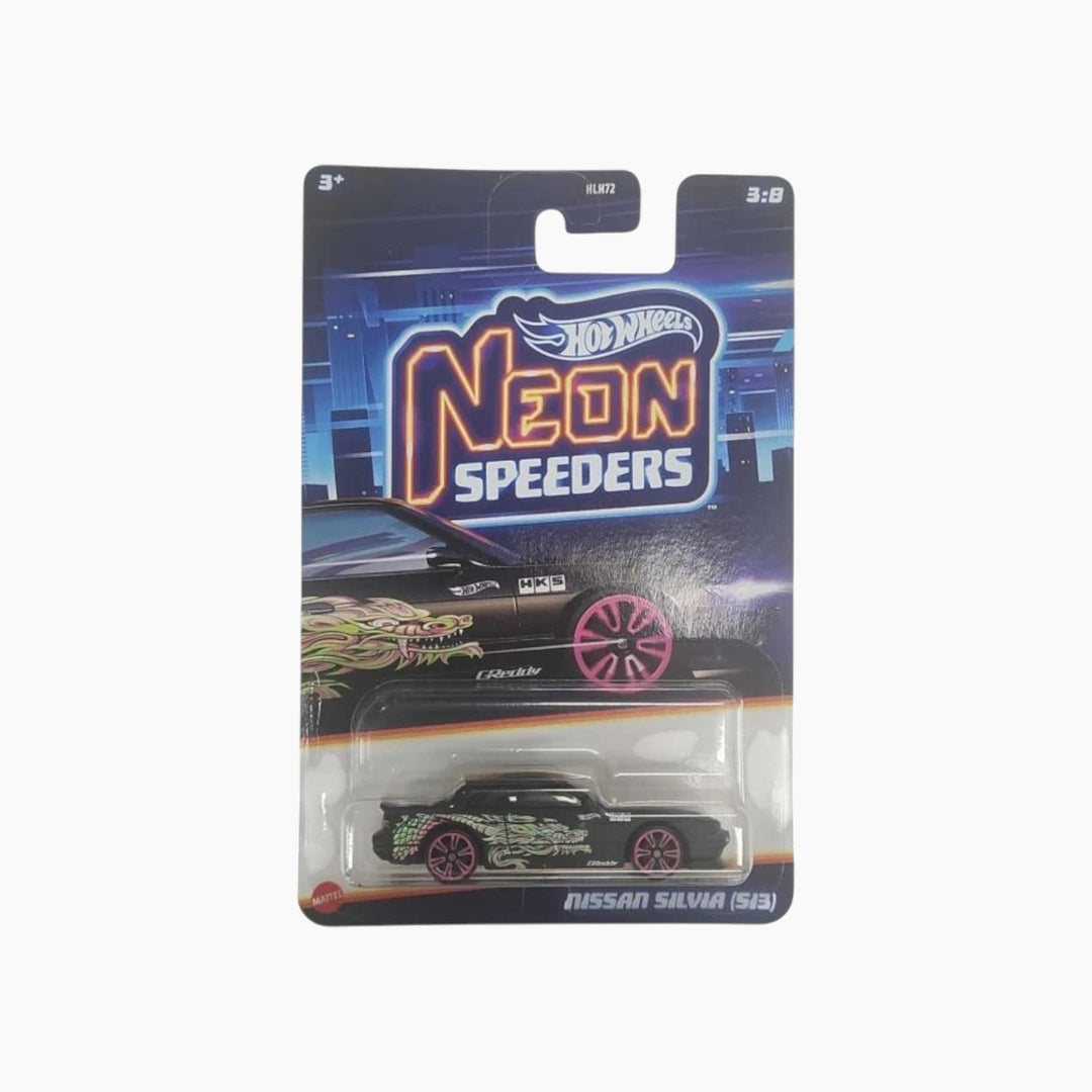 Hot Wheels Themed Neon Speeders Asst. 10 pcs