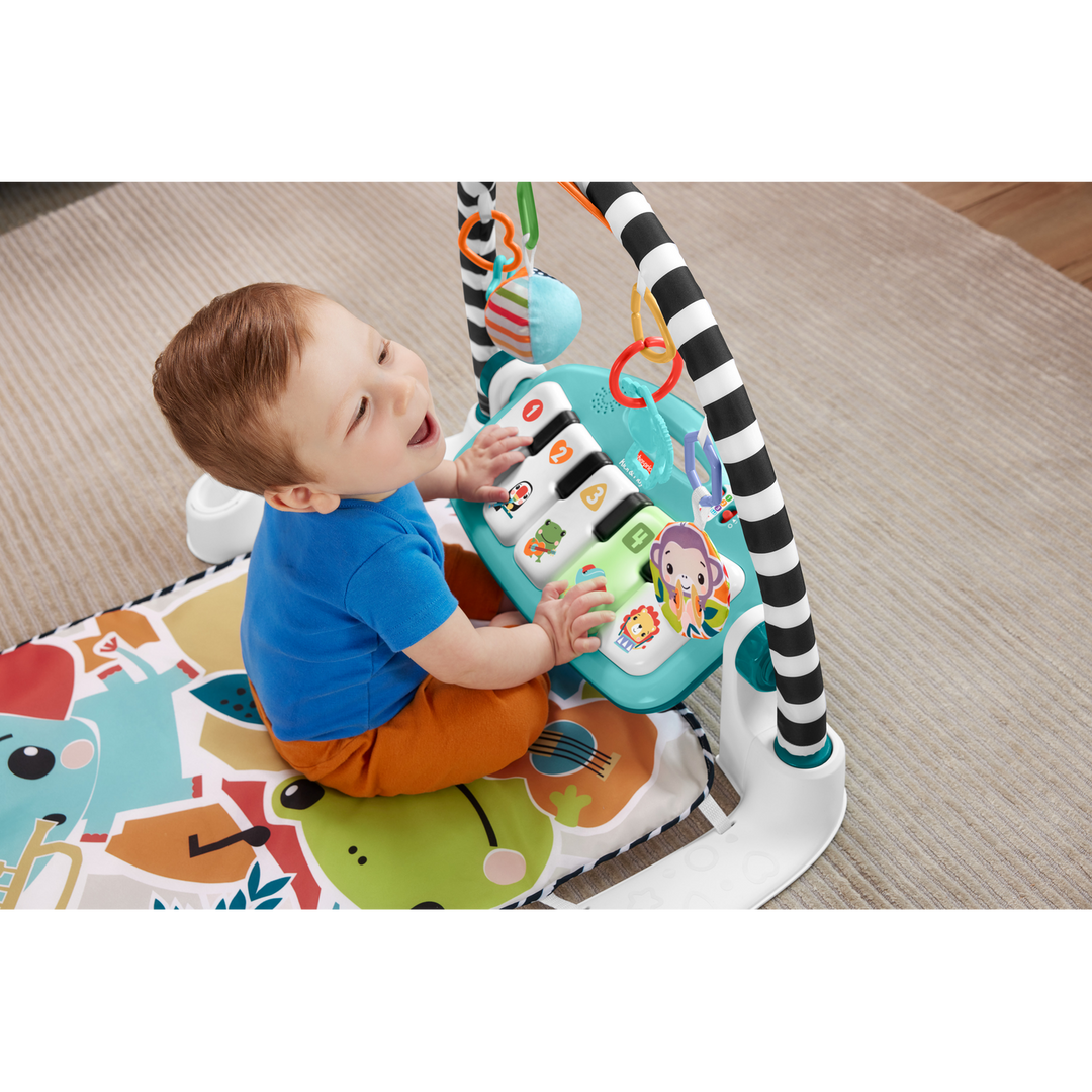 Mattel Glow &amp; Grow Kick &amp; Play Piano Gym