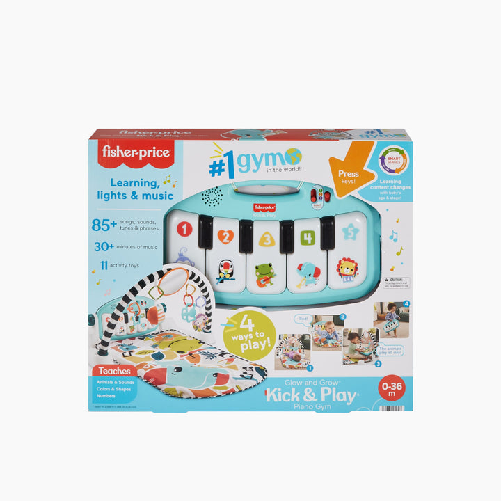 Mattel Glow &amp; Grow Kick &amp; Play Piano Gym