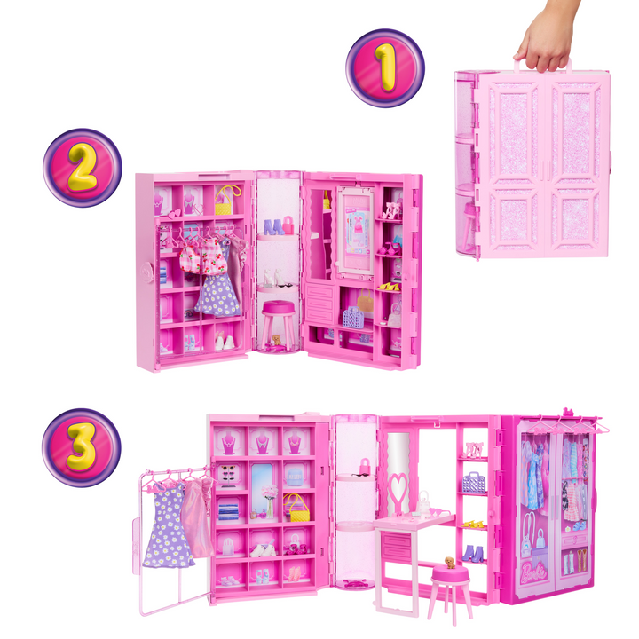 Mattel Barbie Dream Closet 3.0 with Doll