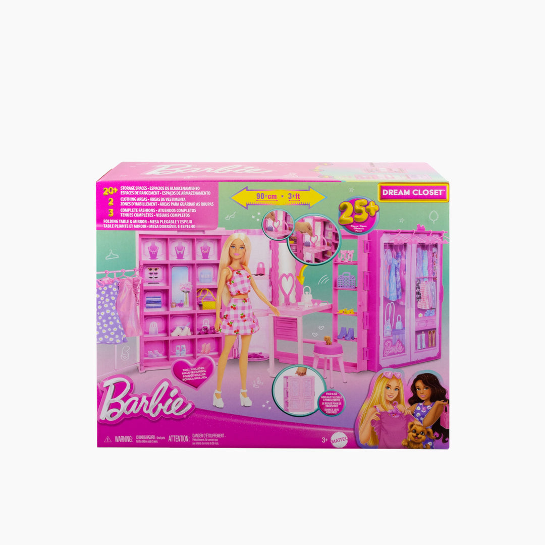 Mattel Barbie Dream Closet 3.0 with Doll