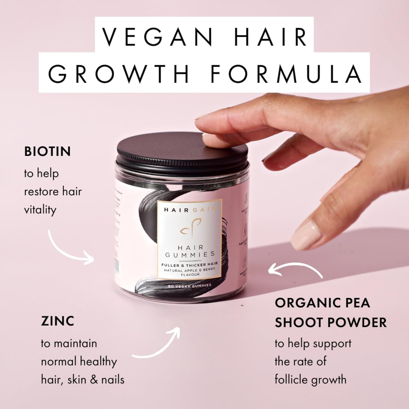 Hair Gain Hair Growth Gummies Hair Gain Hair Growth Gummies